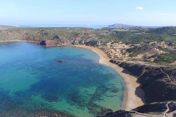 Playa de Cavallería en Menorca